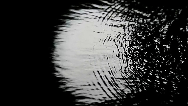 水中满月，诺曼底，慢镜头4K