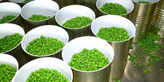 绿色豌豆，食品工业