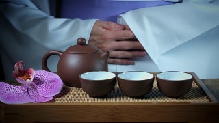 4k日本茶道，加入绿茶视频素材模板下载