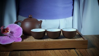 4k日本茶道，摄影视频素材模板下载