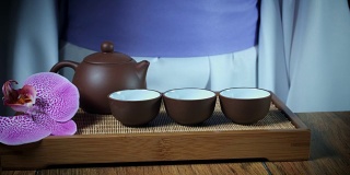 4k日本茶道，摄影