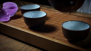4k日本茶道，倒杯视频素材模板下载