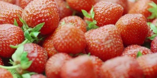 美丽多汁的草莓