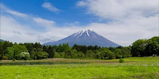 夏天是富士山。