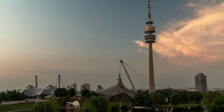 慕尼黑Olympiapark黎明