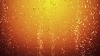 橙汁泡泡背景视频素材模板下载