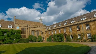 英国剑桥基督学院和大学视频素材模板下载