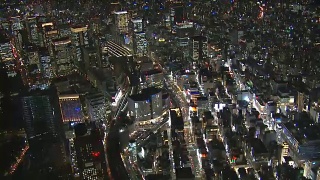 东京的夜景视频素材模板下载