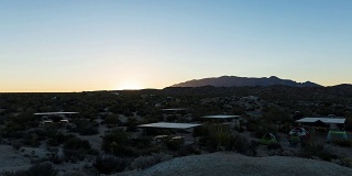 加州约书亚树国家公园的沙漠日出