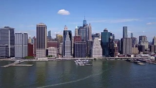 纽约曼哈顿金融区视频素材模板下载