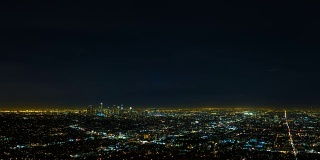 洛杉矶格里菲斯天文台的夜景