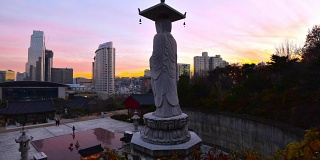 韩国汉城奉子寺的时光流逝