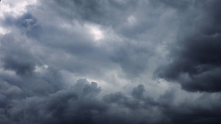 暴风云在天空中移动视频素材模板下载