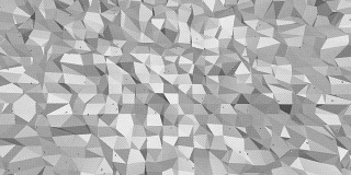 抽象简单的黑白低聚波浪三维表面作为时尚的背景。灰色几何振动环境或脉动背景在卡通低聚流行时尚的3D设计。