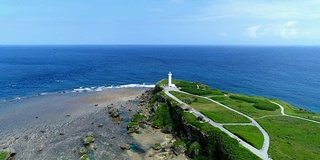 日本冲绳美丽的海景