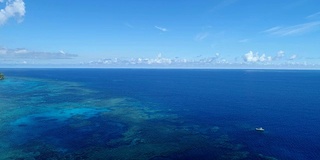 日本冲绳美丽的海景