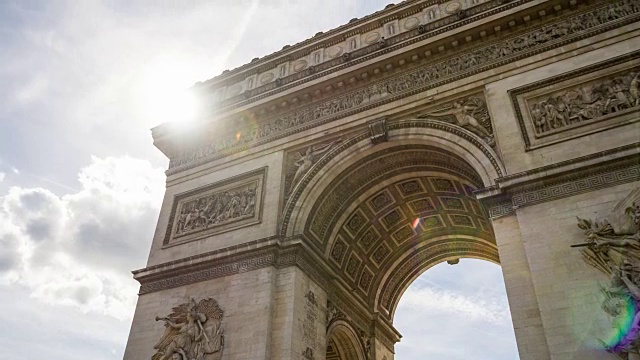 凯旋门，巴黎最著名的纪念碑之一