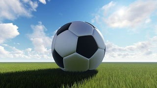 足球和时间流逝云视频素材模板下载