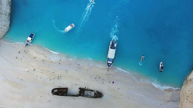 纳瓦吉奥海滩，扎金索斯岛，希腊