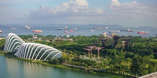 新加坡湾区天际线