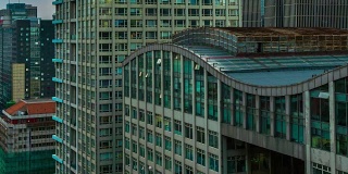 “中国尊”是位于北京中央商务区在建的超高层摩天大楼。北京众多建筑工地之一，4k延时
