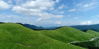 日本Kirigamine地区的景观