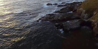 康沃尔海岸线风景- 4K