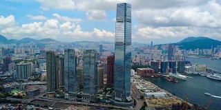 香港九龙地区的摩天大楼