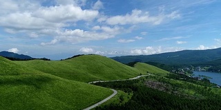 日本Kirigamine地区的景观