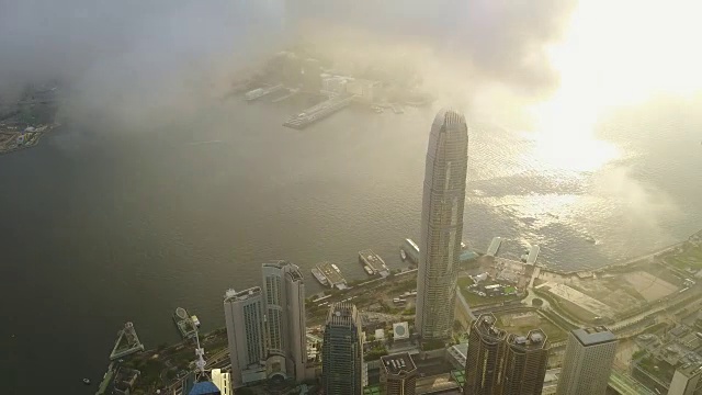 飞越香港城市4k视频