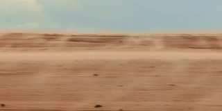 沙漠景观撒哈拉风吹沙干旱和干燥的景观沙漠吹沙在山沙丘