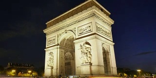 香榭丽舍大道上的巴黎凯旋门
