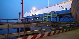 液化天然气运输船终端