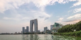 近水楼台的现代建筑在现代城市的时间laspe