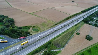 高速公路及休息区交通视频素材模板下载