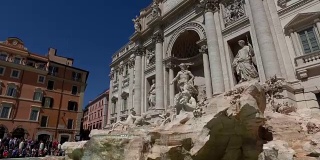 4K:意大利罗马特莱维喷泉