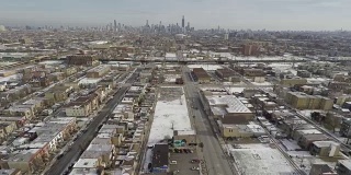 芝加哥空中冬季天线