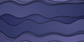 蓝色和紫色抽象的企业波浪视频动画