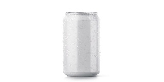 空白冷铝啤酒可以模拟滴，330毫升