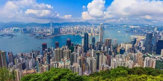 香港市景高视点太平山顶4K延时(缩小)
