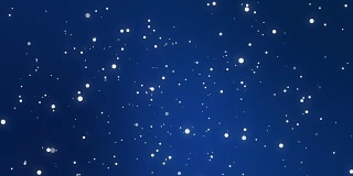 夜空与飘落的雪动画背景