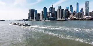 布鲁克林大桥/航拍/曼哈顿市景