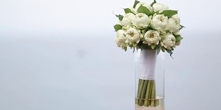 婚礼鲜花花束。