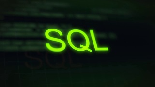信息技术编程语言文本- SQL视频素材模板下载