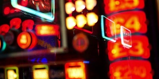 伦敦赌场的4K抽象灯光
