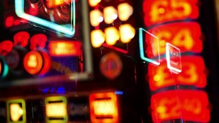 伦敦赌场的4K抽象灯光视频素材模板下载
