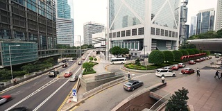 香港中央商务区街道交通