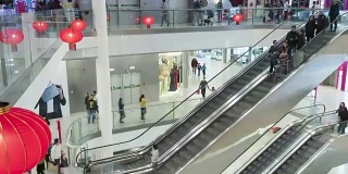 T/L TU购物中心自动扶梯/中国北京