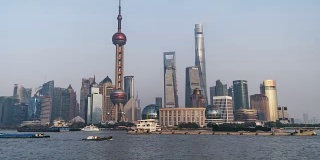 T/L TU上海天际线高架景观/中国上海