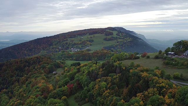 Mt.Salève秋天在日内瓦周围